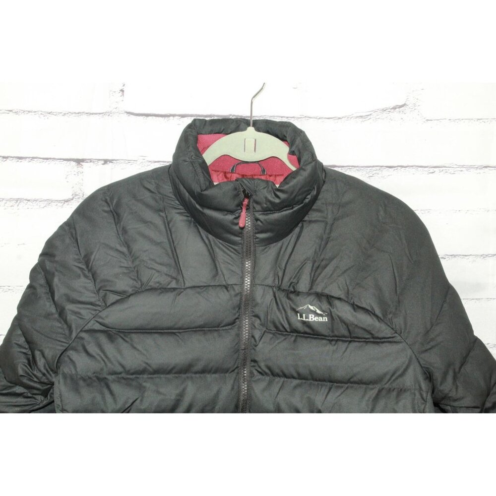 Ll Bean Bean's Down Jacket Black Size Medium - image 2